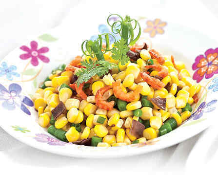 Bắp xào ngũ sắc