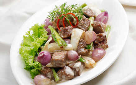 Bò áp chảo mắm ruốc 