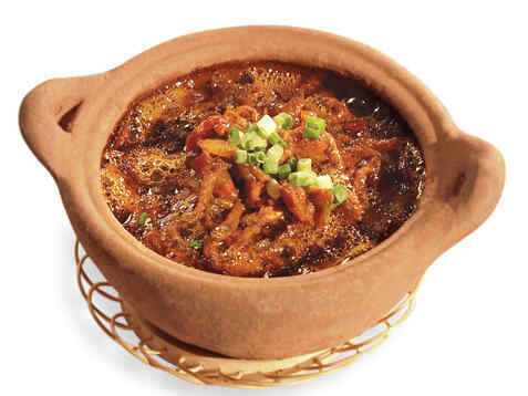 Cá bống trứng kho tiêu