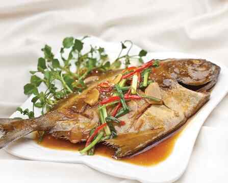 Cá chim rim gừng tỏi