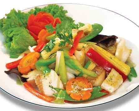 Cá xào cần tỏi