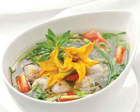 Canh cá thác lác nấu hoa