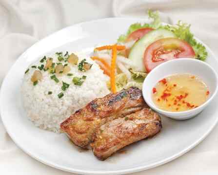 Cơm tấm sườn mayonnaise