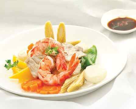 Củ năng xào tôm thịt