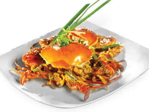 Cua xào xốt tương