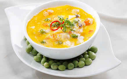 Đậu hũ hấp tôm