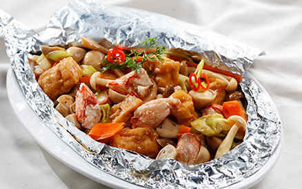 Đậu hũ nướng giấy bạc 