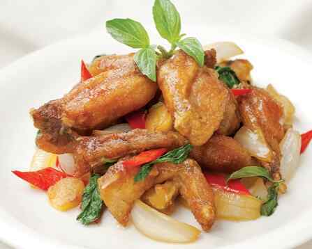 Ếch xào húng quế