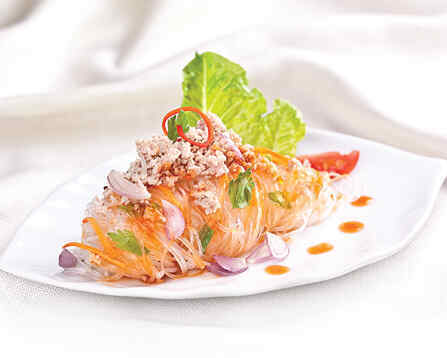 Gỏi miến thịt băm