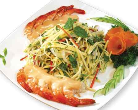Gỏi xoài tôm