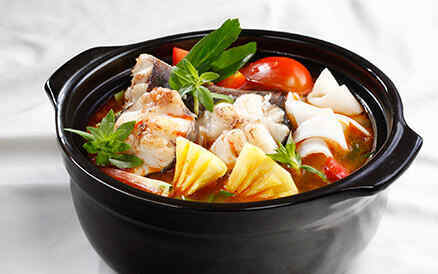 Lẩu cá lăng măng chua