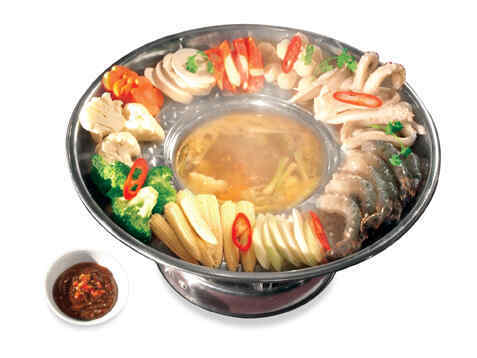 Lẩu tương hải sản