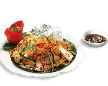 Mít non trộn đậu hủ ky