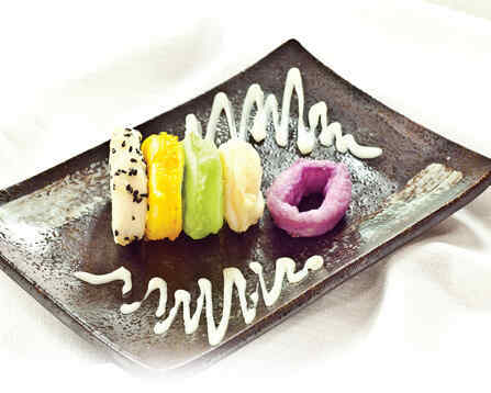 Mực chiên ngũ sắc