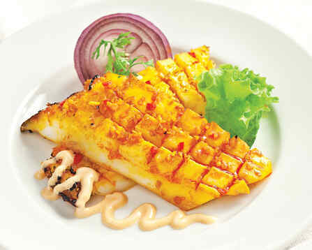 Mực nướng sa tế