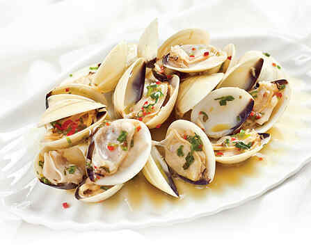 Nghêu hấp nước tương