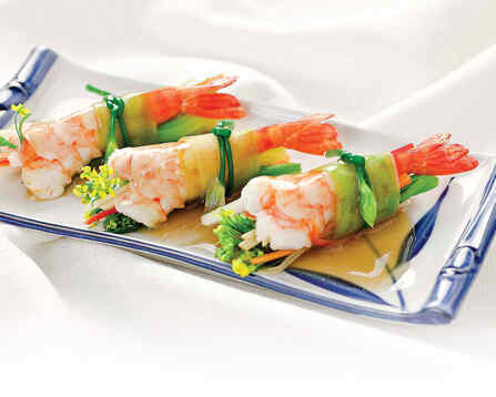 Ngồng cải hấp tôm