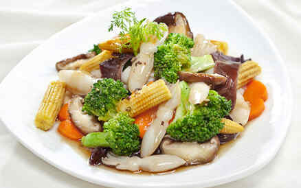 Rau củ xào hỷ lạc