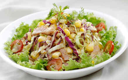 Salad bắp cải xốt mè