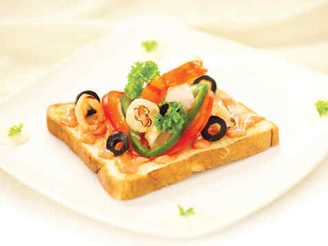 Sandwich nướng hải sản