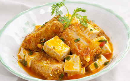 Sườn kho đậu hủ non 