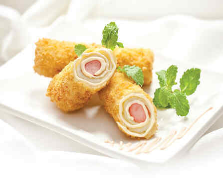 Xúc xích chiên xù